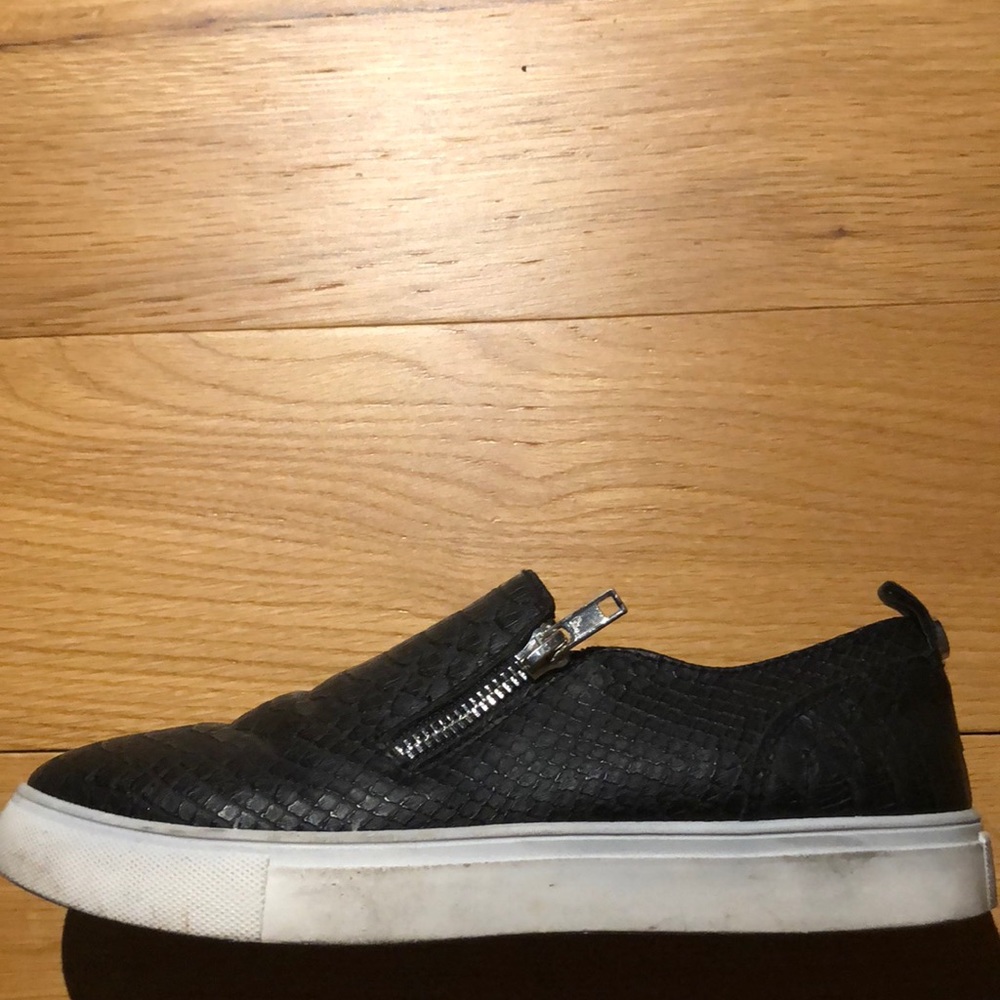 Steve Madden Faux Snake Skin Slip-ons